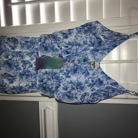 Show Me Your Mumu Quinn Ruffle Romper Mama Blues S - Picture 4 of 5